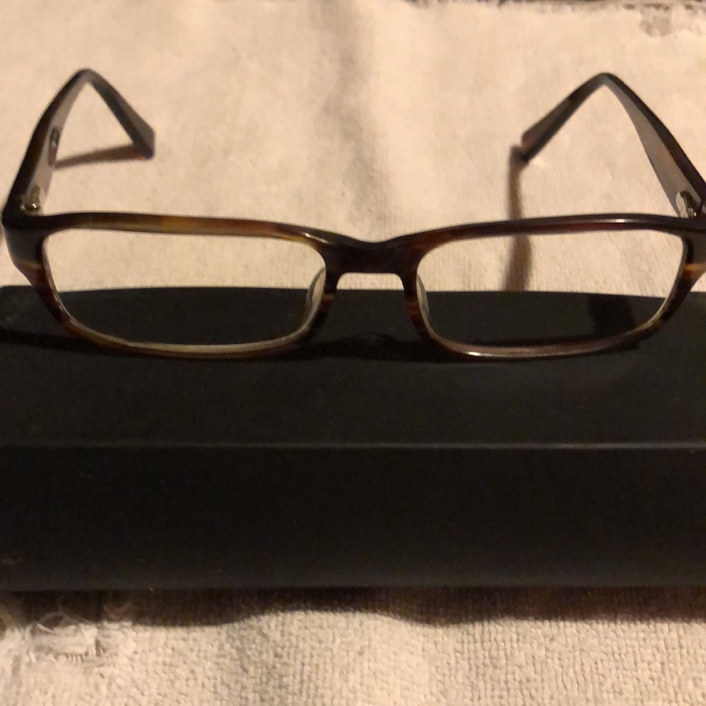 Michael Kors Classic Brown Rectangular Glasses - image 2